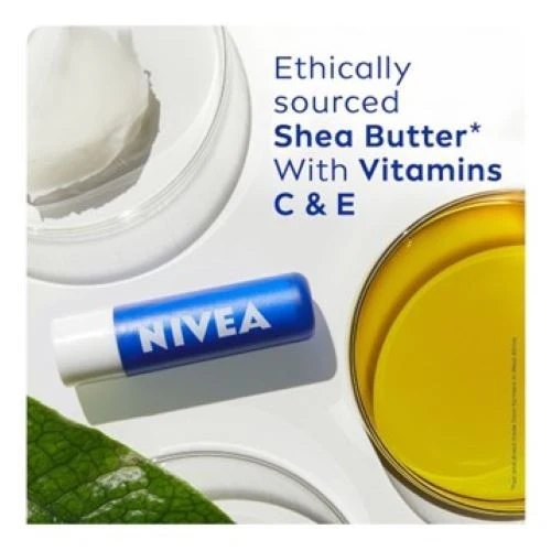 NIVEA Original Care Lip Balm | Shea Butter | 24h Moisture - Two Packs - 4.8 g - Image 7