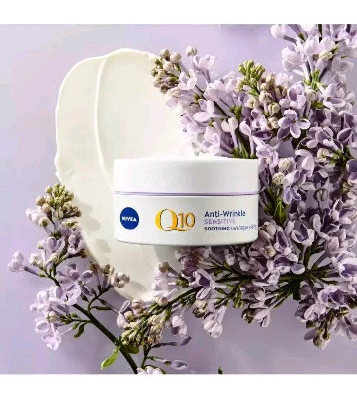 NIVEA Q10 Sensitive Anti-Wrinkle Creams – Day + Night Skincare Set, Brand New - Image 4